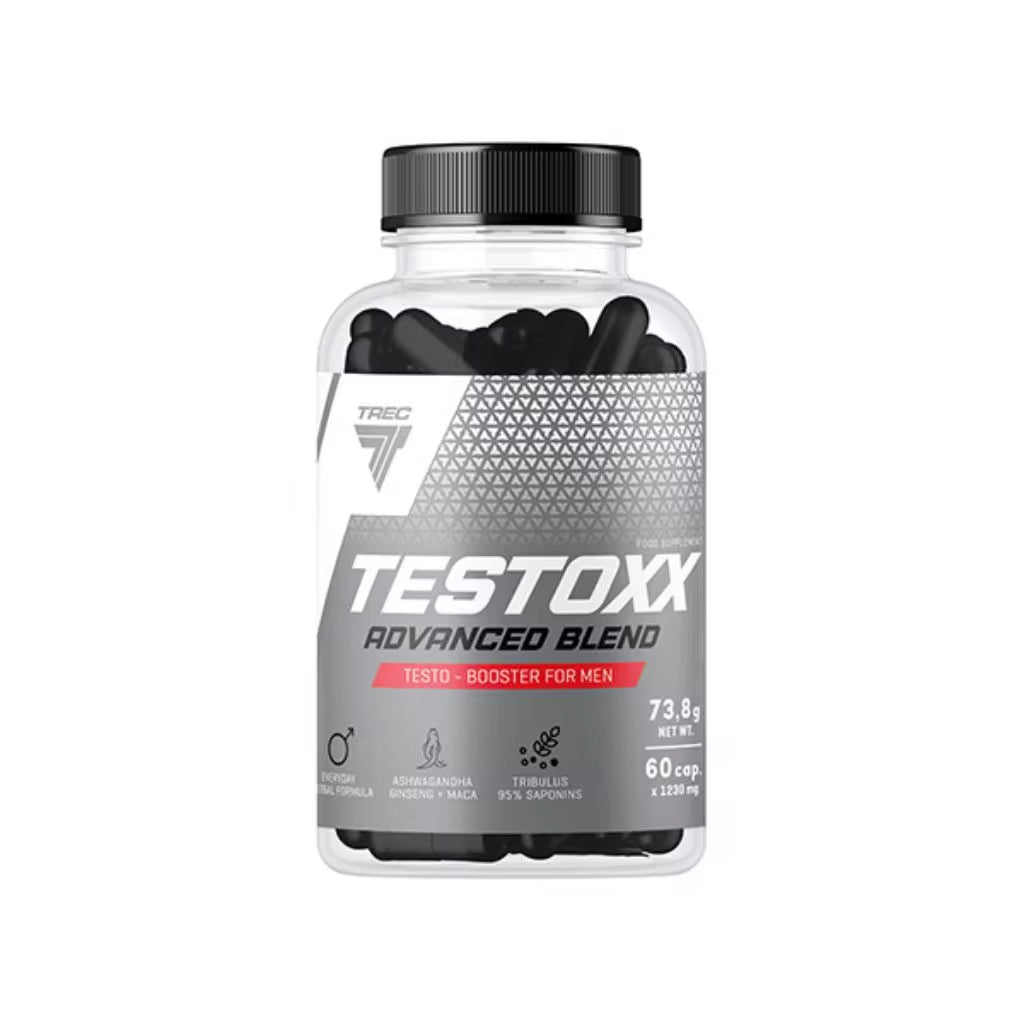 Testosterone Enhancer TESTOXX with Herbs, 60 Capsules, TREC NUTRITION